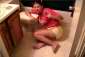 drunk college girl about to throw up