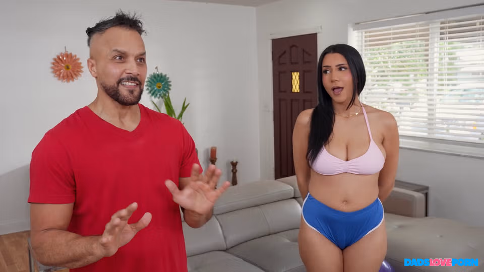 Roxie Surprises Personal Trainer